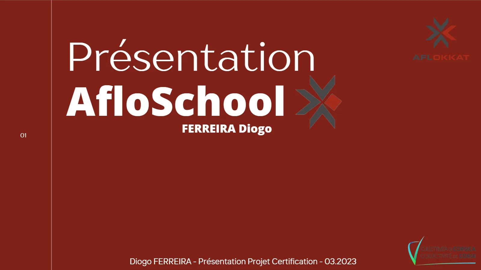 Couverture de la présentation AfloSchool