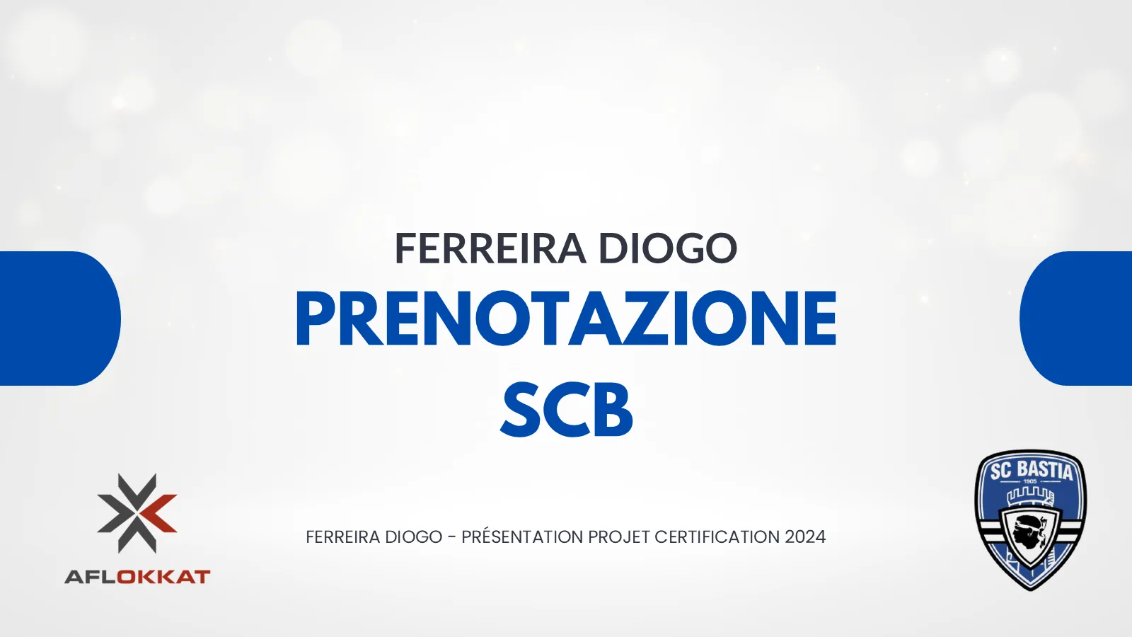 Couverture de la présentation Prenotazione SCB
